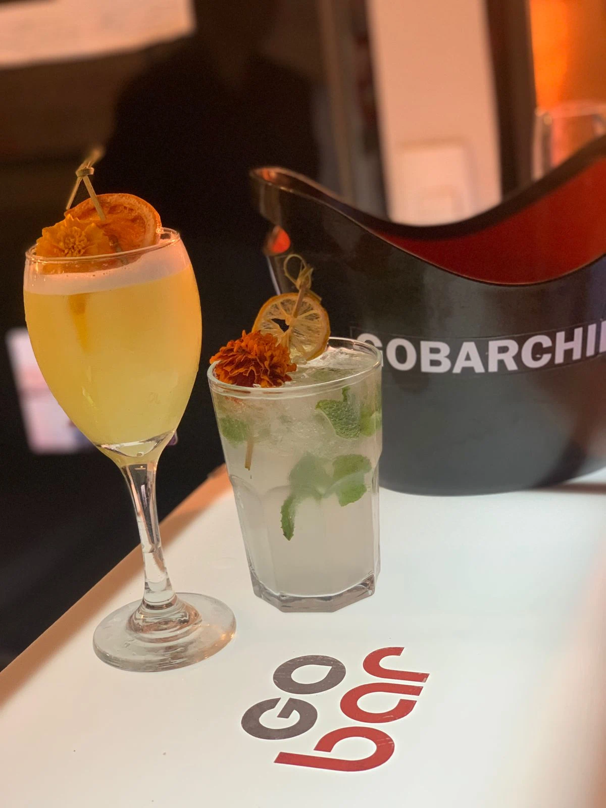 Servicio de barra móvil Go Bar en un evento realizado el 19 de enero de 2024 en Santiago, Chile